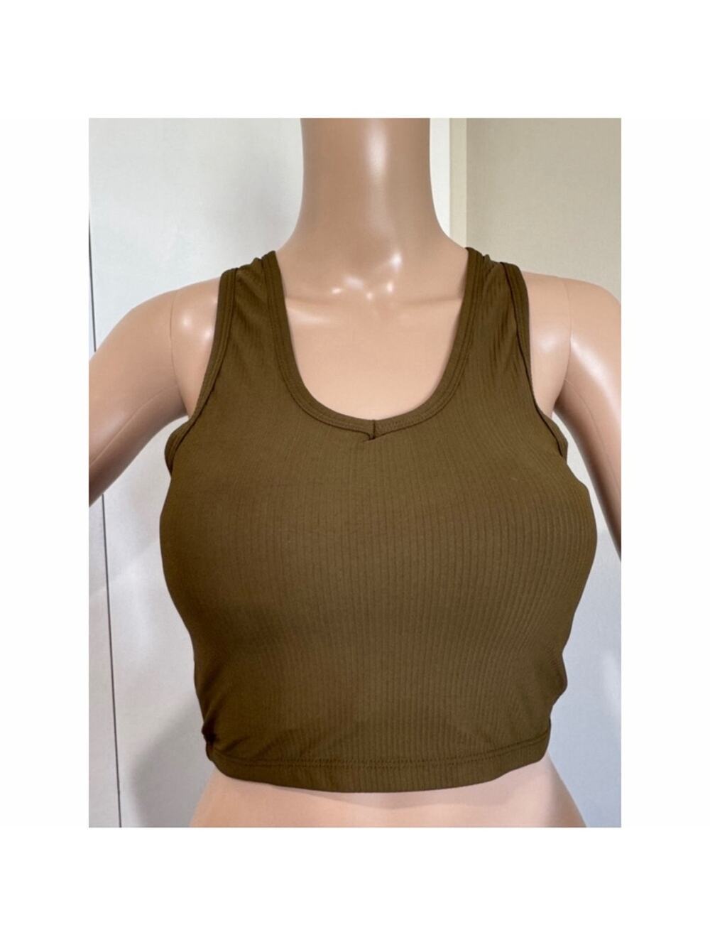 Jadyk Lyra back cell pocket Tank Top Ribbed Racerback